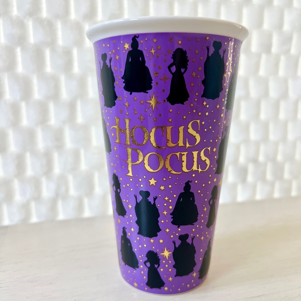 Disney Hocus Pocus Sanderson Sisters Ceramic Cup “I Put A Spell On You” Purple